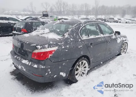 2009 BMW 535I xDrive из США, поврежденный, VIN WBANV93559C136278